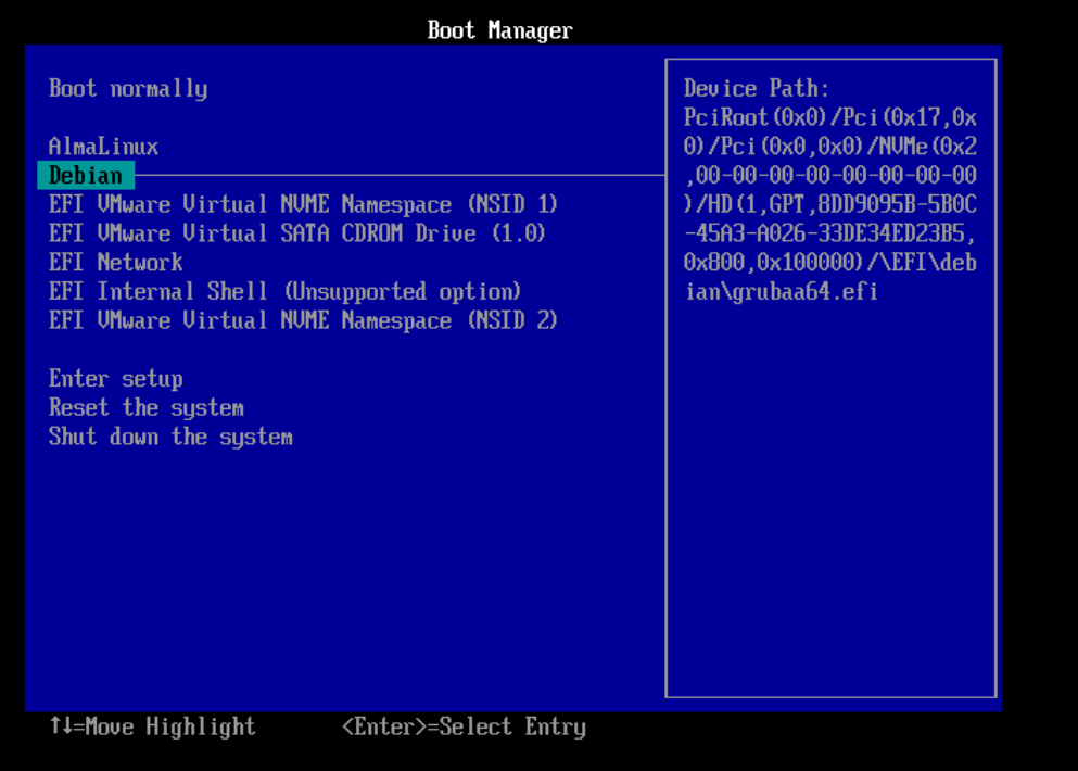 EFI Internal Shell